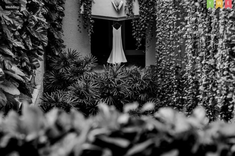 Wedding dress among plants, MyWed Best of the Year
